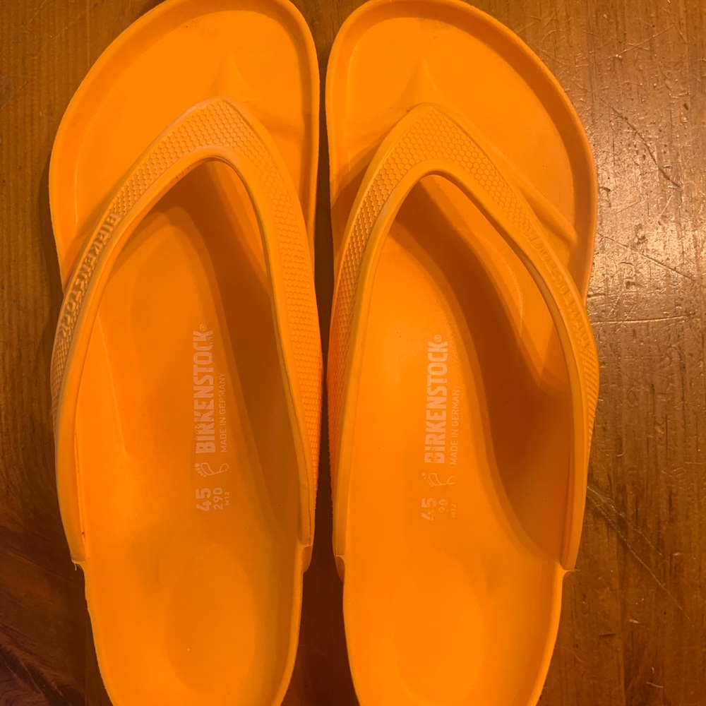 Men’s Birkenstock Honolulu EVA Orange flip flops size 45